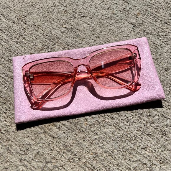 FREYRS Accessories - FREYRS Pink Tinted Y2K Sunglasses with 100% UV Protection